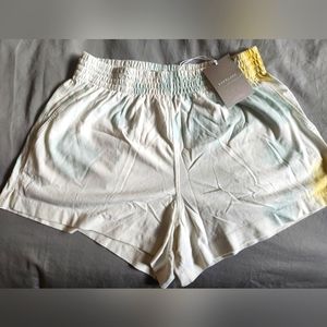 NWT tye-died Everlane Retro Jersey shorts- seafoam